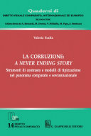 La corruzione : a never ending story : strumenti di contrasto e modelli di tipizzazione nel panorama comparato e sovrannazionale /