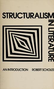 Structuralism in literature ; an introduction /