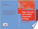 Higher education and graduate employment in Europe : results of graduate surveys from twelve countries /