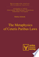 The metaphysics of ceteris paribus laws / Markus Schrenk.