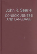 Consciousness and language /