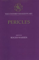 A reconstructed text of Pericles, Prince of Tyre /