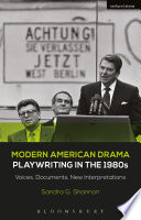 Modern American drama. voices, documents, new interpretations /