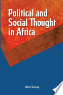 Political and social thought in Africa /