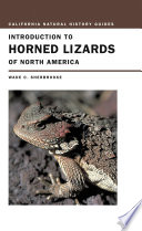 Introduction to horned lizards of North America Wade C. Sherbrooke.