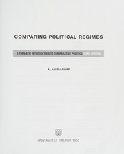 Comparing political regimes : a thematic introduction to comparative politics /