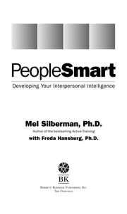 People smart : developing your interpersonal intelligence / Mel Silberman ; with Freda Hansburg.