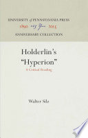 Hölderlin's Hyperion : a critical reading /