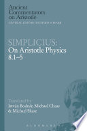 On Aristotle Physics 8.1-5 /