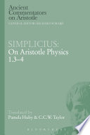 Simplicius : on Aristotle Physics 1.3-4 /