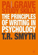 The principles of writing in psychology /