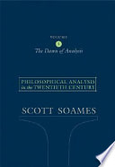 Philosophical analysis in the twentieth century /