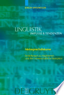 Metasprachdiskurse : Einstellungen zu Anglizismen und ihre wissenschaftliche Rezeption /