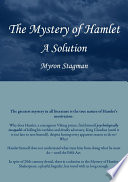 The mystery of Hamlet : a solution /