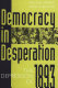 Democracy in desperation : the depression of 1893 /