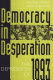 Democracy in desperation : the depression of 1893 / Douglas Steeples and David O. Whitten.