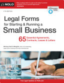 Legal forms for starting & running a small business /