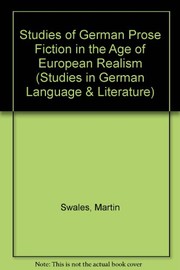 Studies of German prose fiction in the age of European realism /