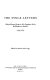 The Synge letters : Bishop Edward Synge to his daughter Alicia, Roscommon to Dublin, 1746-1752 / edited by Marie-Louise Legg.