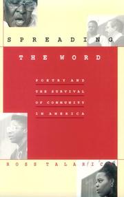 Spreading the word : poetry and the survival of community in America / Ross Talarico.