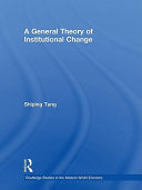 A general theory of institutional change /