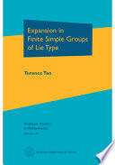 Expansion in finite simple groups of Lie type / Terence Tao.
