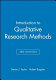 Introduction to qualitative research methods : a guidebook and resource /