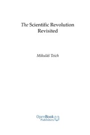 The scientific revolution revisited /