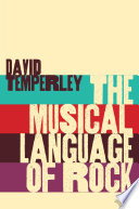 The musical language of rock /