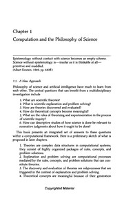 Computational philosophy of science / Paul Thagard.