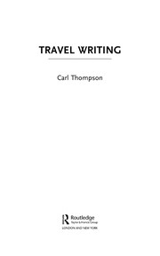 Travel writing