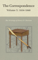 The correspondence of Henry D. Thoreau / edited by Robert N. Hudspeth.