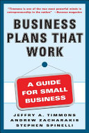 Business plans that work : a guide for small business /