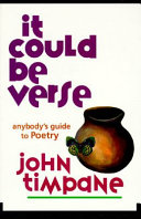 It could be verse : anybody's guide to poetry /