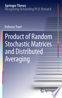 Product of random stochastic matrices and distributed averaging /