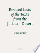 Revised lists of the texts from the Judaean desert