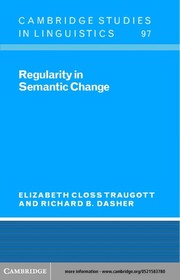 Regularity in semantic change /