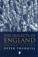 The dialects of England / Peter Trudgill.