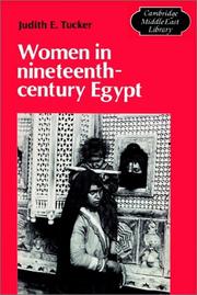 Women in nineteenth-century Egypt / Judith E. Tucker.