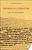 Thinking in literature : Joyce, Woolf, Nabokov /