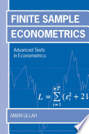 Finite sample econometrics /