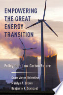 Empowering the great energy transition policy for a low-carbon future