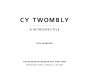 Cy Twombly: a retrospective / Kirk Varnedoe.