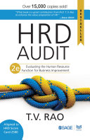 HRD audit : evaluating the human resource function for business improvement / T.V. Rao.