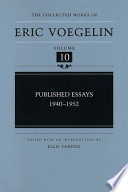 Published essays : 1940-1952 /