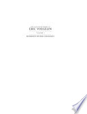 The collected works of Eric Voegelin. edited with an introduction by James L. Wizer.