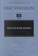Selected book reviews / edited and translated by Jodi Cockerill and Barry Cooper ; with an introduction by Barry Cooper.