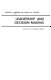 Leadership and decision-making / [by] Victor H. Vroom and Philip W. Yetton.