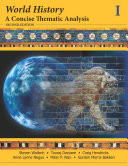 World history a concise thematic analysis. Volume I /