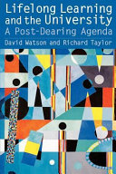 Lifelong learning and the university : a post-Dearing agenda /